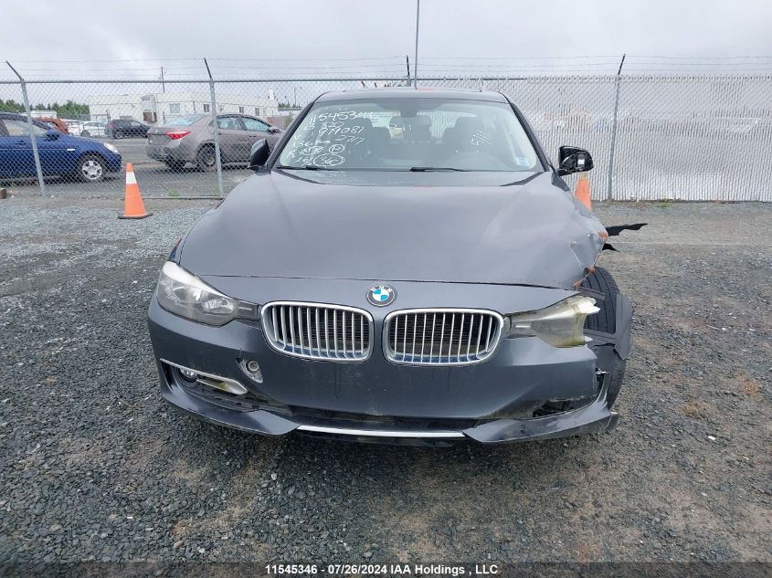2013 BMW 320 I/xDrive VIN: WBA3C3C52DF979081 Lot: 11545346