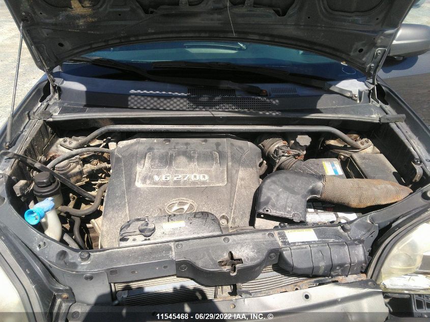 2007 Hyundai Tucson Gl VIN: KM8JM12D87U657626 Lot: 11545468