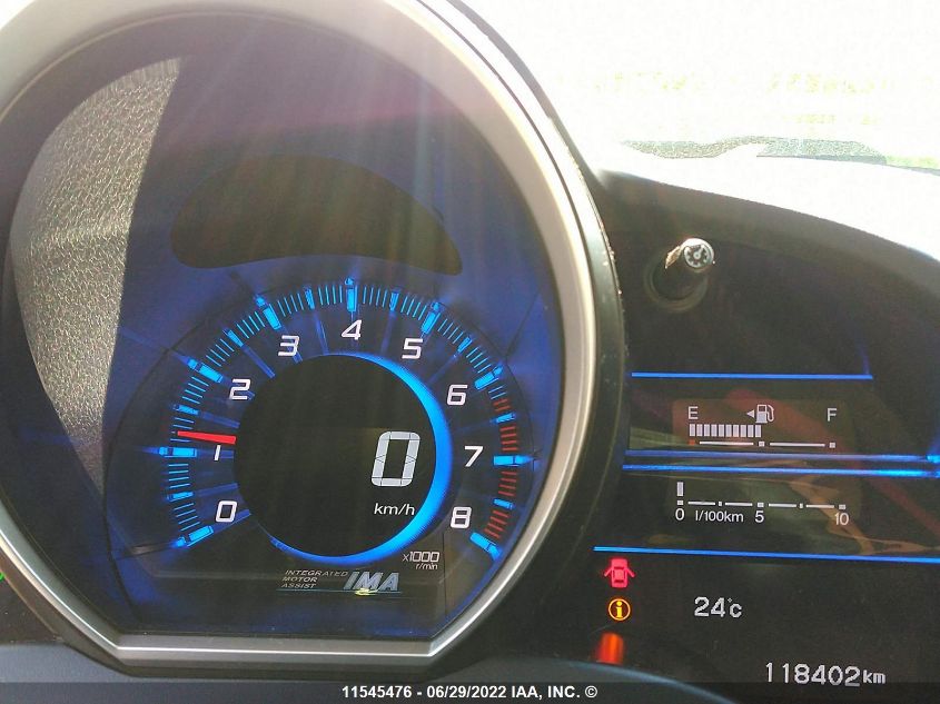 2011 Honda Cr-Z Ex VIN: JHMZF1D68BS800111 Lot: 11545476