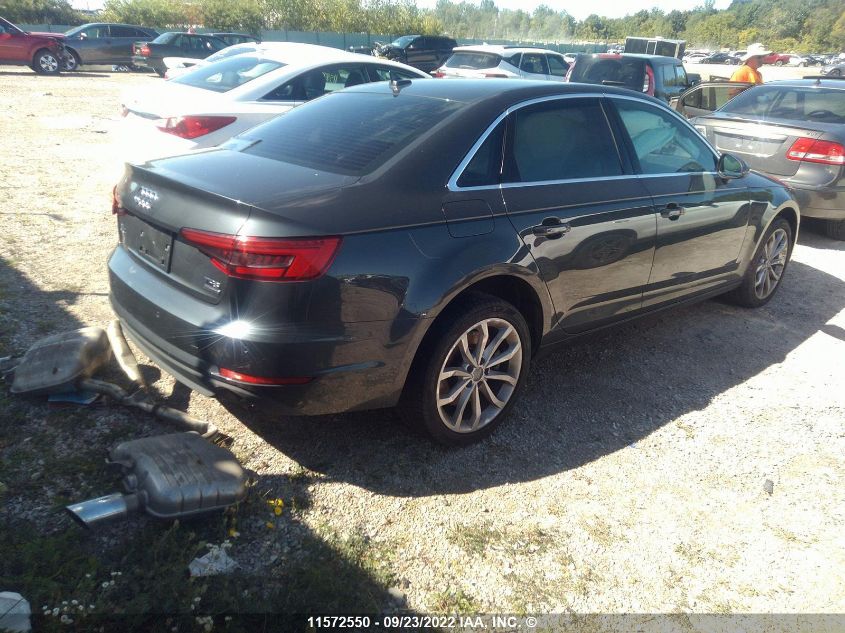 2017 Audi A4 VIN: WAUBNAF42HN003374 Lot: 11572550