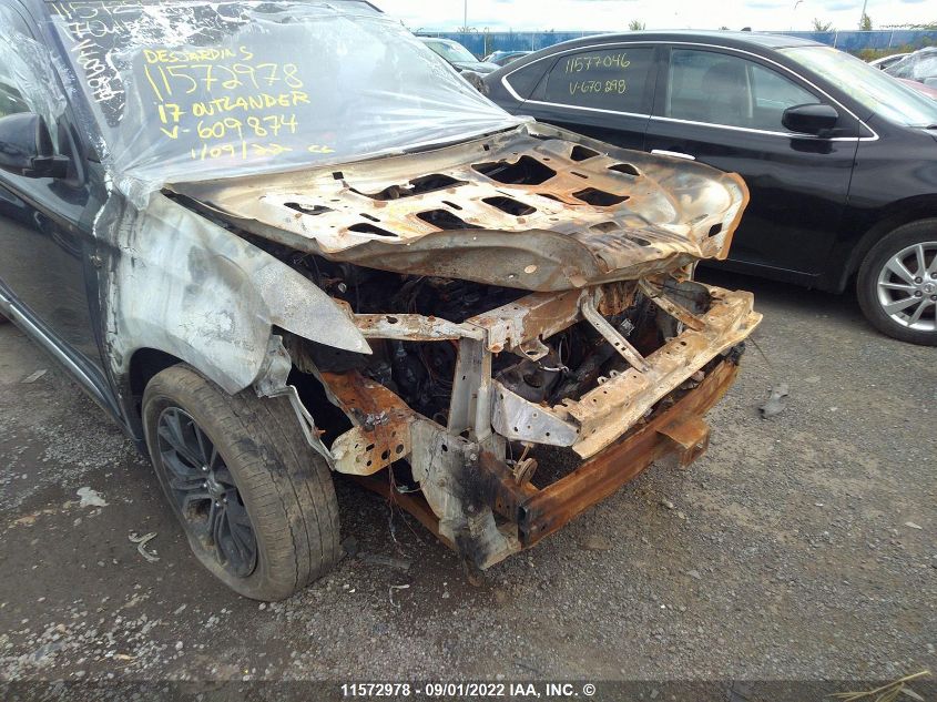 2017 Mitsubishi Outlander Se/Sel VIN: JA4JZ3AX2HZ609874 Lot: 11572978