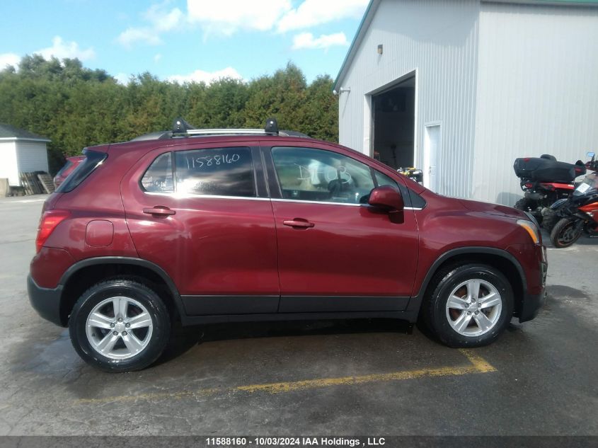 2015 Chevrolet Trax 1Lt VIN: 3GNCJLSB6FL192327 Lot: 11588160