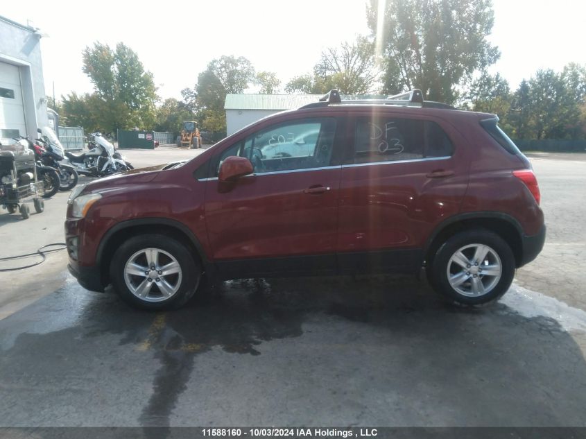 2015 Chevrolet Trax 1Lt VIN: 3GNCJLSB6FL192327 Lot: 11588160