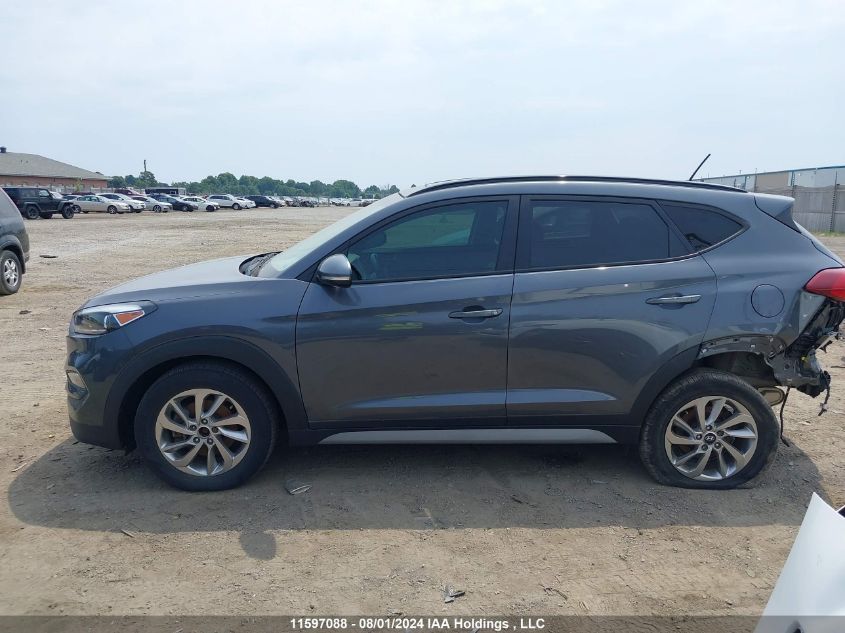 2017 Hyundai Tucson Limited/Sport And Eco/Se VIN: KM8J3CA44HU511225 Lot: 11597088