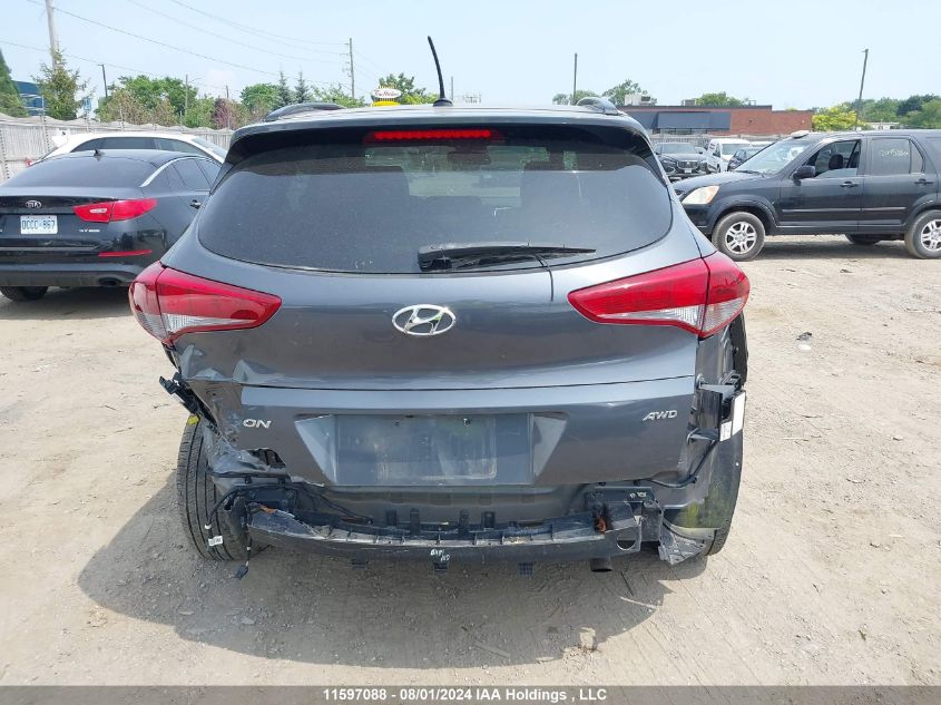 2017 Hyundai Tucson Limited/Sport And Eco/Se VIN: KM8J3CA44HU511225 Lot: 11597088