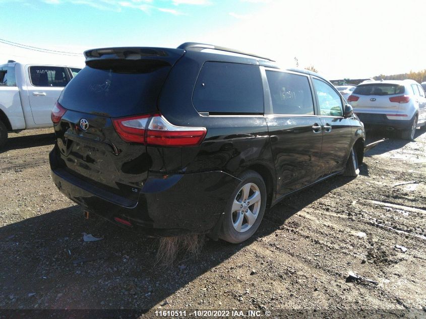 2015 Toyota Sienna Le VIN: 5TDKK3DC5FS541396 Lot: 11610511