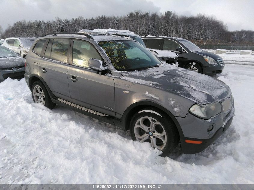 2010 BMW X3 xDrive30I VIN: WBXPC9C41AWJ31724 Lot: 49932034