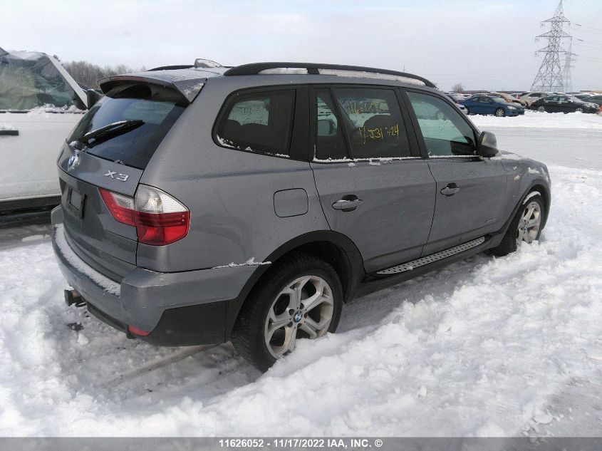 2010 BMW X3 xDrive30I VIN: WBXPC9C41AWJ31724 Lot: 49932034