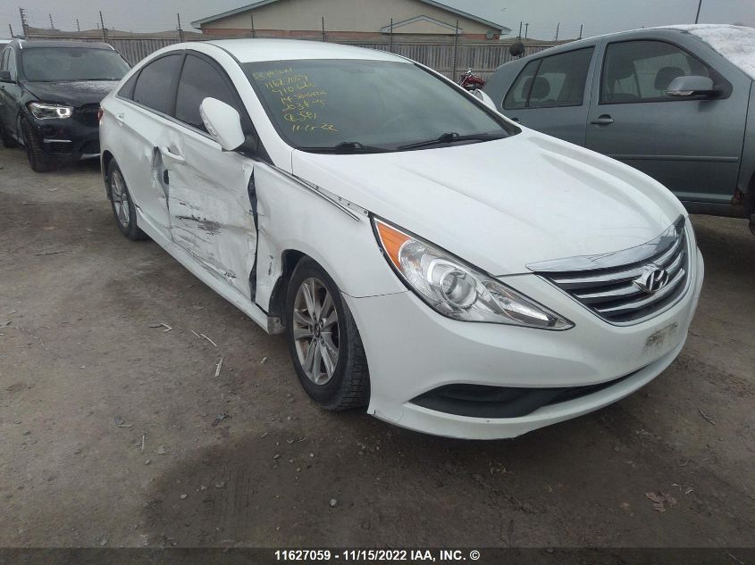 2014 Hyundai Sonata Gls VIN: 5NPEB4AC6EH910620 Lot: 11627059