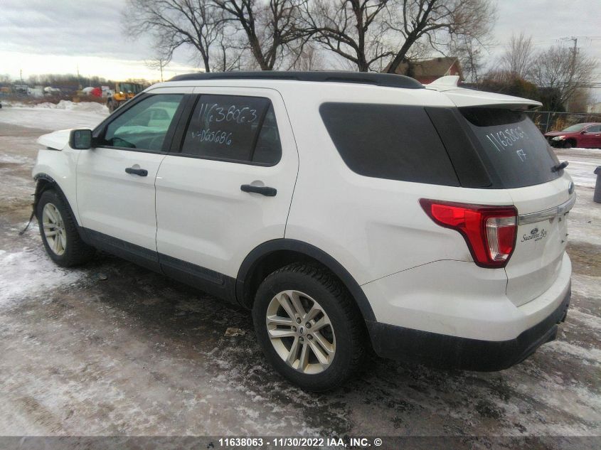 2017 Ford Explorer VIN: 1FM5K8B85HGD60686 Lot: 11638063