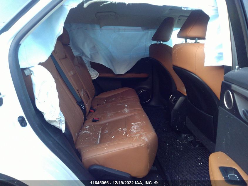 2022 Lexus Rx 350 VIN: 2T2HZMDA8NC309548 Lot: 11645065