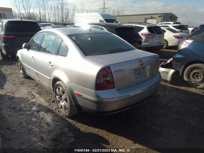 2005 Volkswagen Passat Gls Tdi VIN: WVWAE63B25P059409 Lot: 11645184