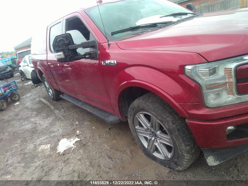 2018 Ford F150 Supercrew VIN: 1FTFW1E58JFC04871 Lot: 11655829