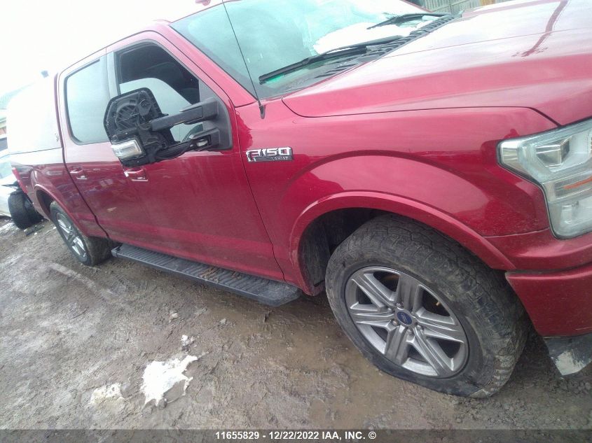 2018 Ford F150 Supercrew VIN: 1FTFW1E58JFC04871 Lot: 11655829