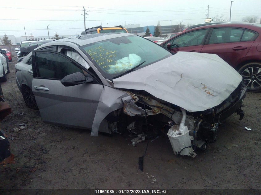 2022 Hyundai Elantra N VIN: KMHLW4AK8NU006403 Lot: 11661085