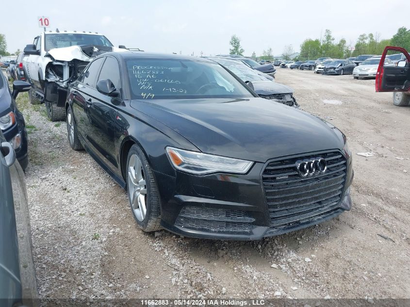 2016 Audi A6 Premium Plus VIN: WAUFGAFC5GN061660 Lot: 11662883