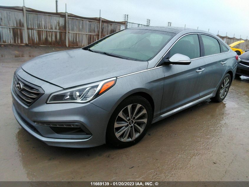 2015 Hyundai Sonata Sport/Limited VIN: 5NPE34AF9FH080014 Lot: 11669139