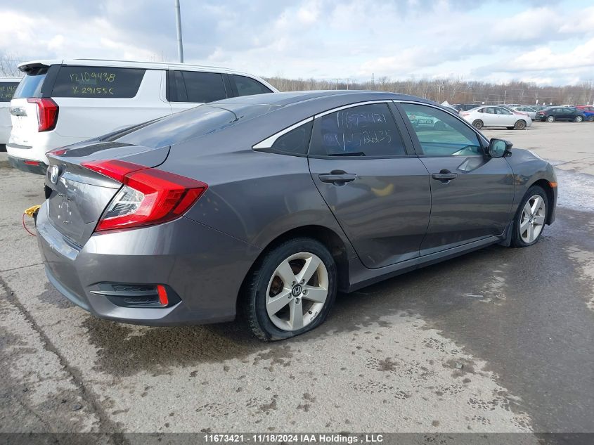 2016 Honda Civic Ex VIN: 2HGFC2F71GH002235 Lot: 11673421