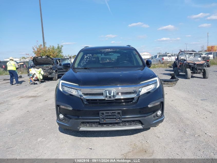 2020 Honda Pilot Touring VIN: 5FNYF6H90LB505565 Lot: 11682916