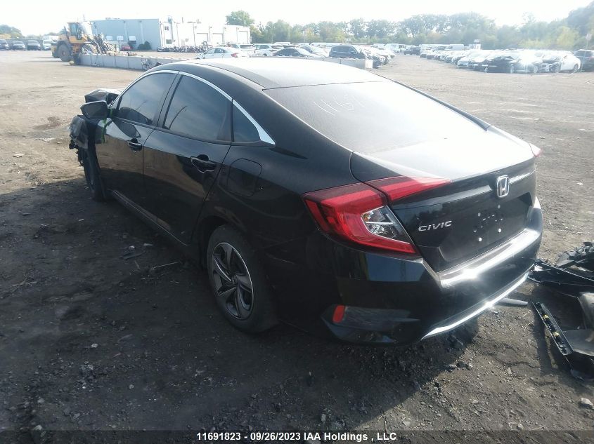 2019 Honda Civic Lx VIN: 2HGFC2F52KH007130 Lot: 11691823