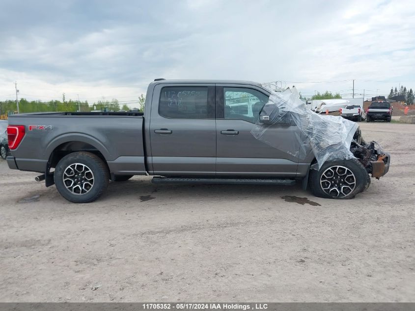 2022 Ford F150 Supercrew VIN: 1FTFW1E88NKF21525 Lot: 11705352