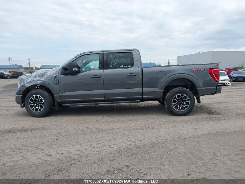 2022 Ford F150 Supercrew VIN: 1FTFW1E88NKF21525 Lot: 11705352