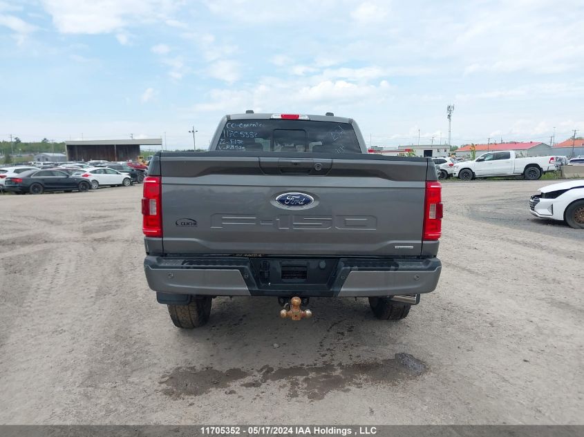 2022 Ford F150 Supercrew VIN: 1FTFW1E88NKF21525 Lot: 11705352