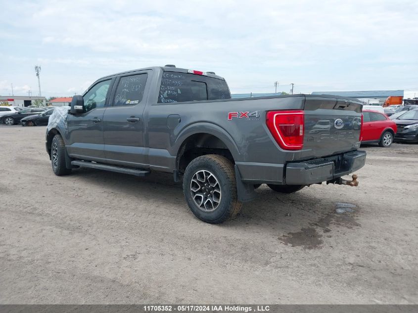 2022 Ford F150 Supercrew VIN: 1FTFW1E88NKF21525 Lot: 11705352