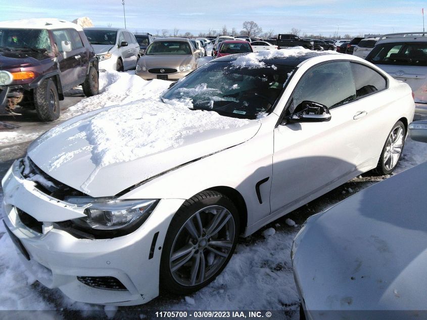 2015 BMW 435 Xi VIN: WBA3R5C59FK372521 Lot: 11705700