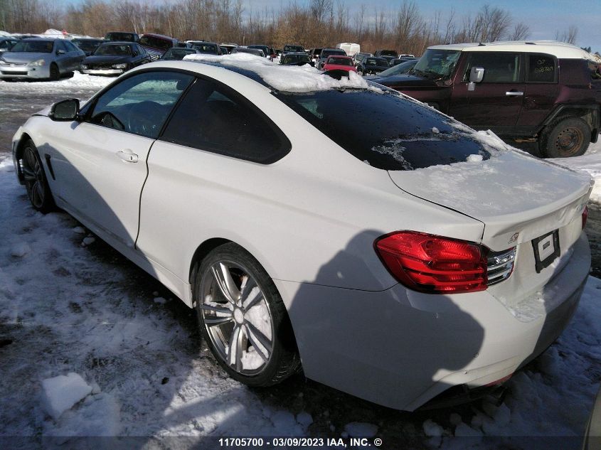 2015 BMW 435 Xi VIN: WBA3R5C59FK372521 Lot: 11705700