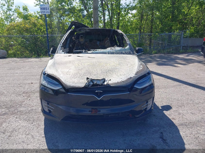 2020 Tesla Model X VIN: 5YJXCAE40LF266437 Lot: 11706907