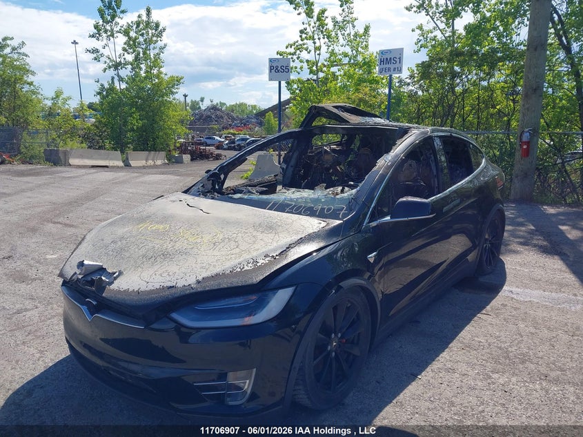 2020 Tesla Model X VIN: 5YJXCAE40LF266437 Lot: 11706907