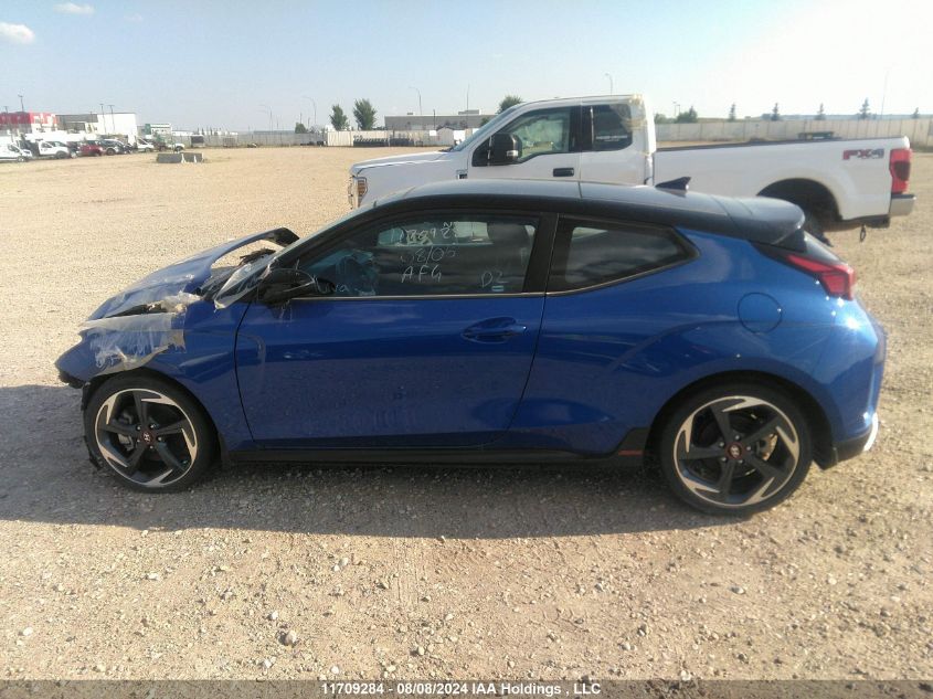 2020 Hyundai Veloster Turbo/Turbo R-Spec/Turbo VIN: KMHTH6AB0LU023764 Lot: 11709284
