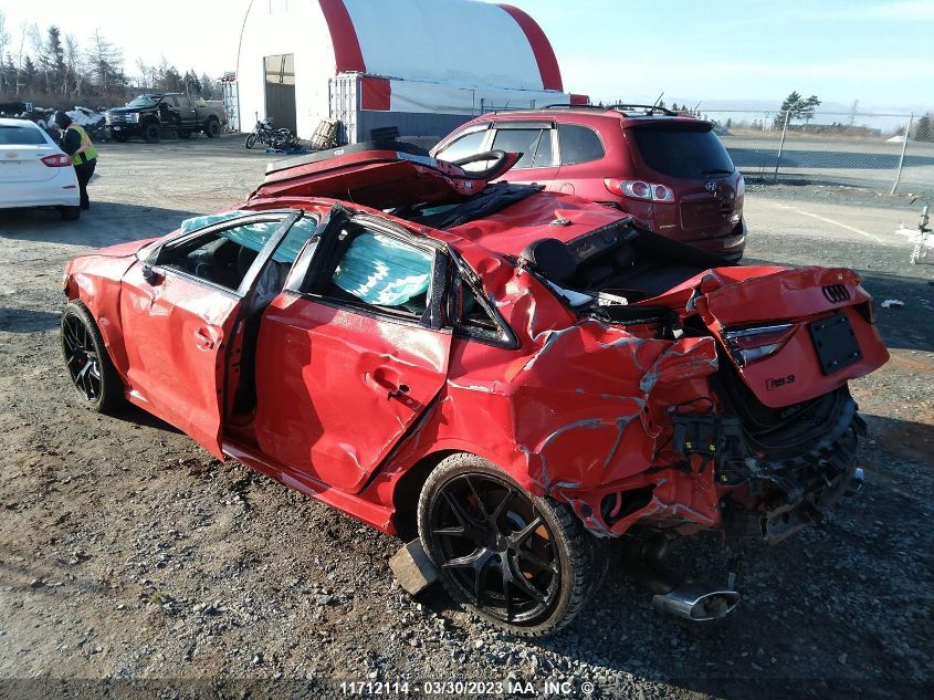 2018 Audi Rs3 VIN: WUABWGFF3J1905410 Lot: 11712114