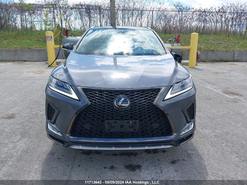2020 Lexus Rx 350 F-Sport VIN: 2T2YZMDAXLC254386 Lot: 11713643