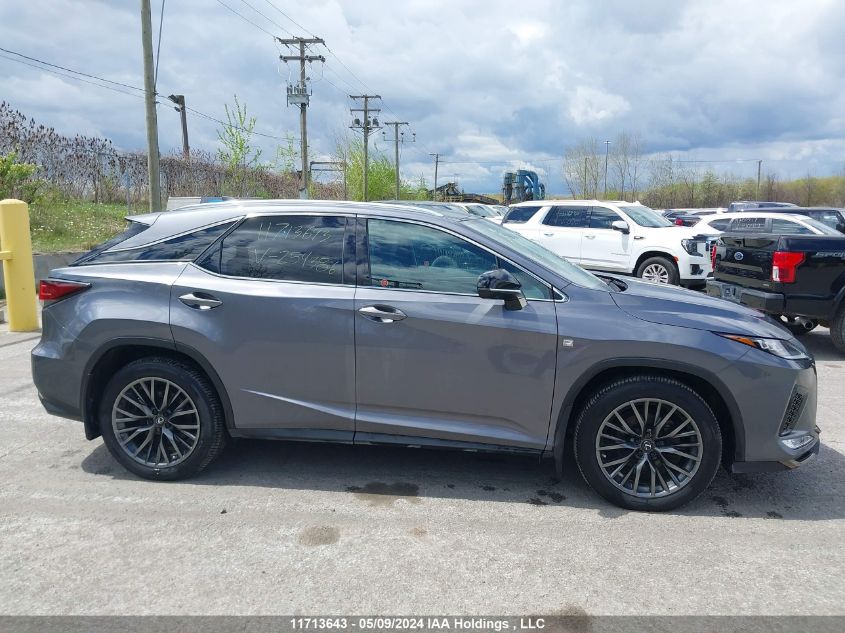 2020 Lexus Rx 350 F-Sport VIN: 2T2YZMDAXLC254386 Lot: 11713643