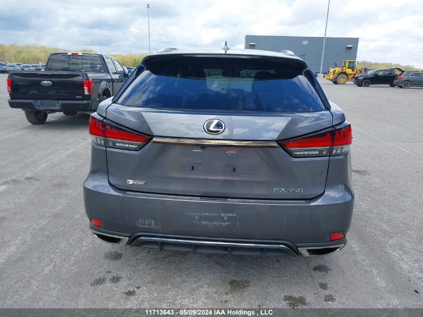 2020 Lexus Rx 350 F-Sport VIN: 2T2YZMDAXLC254386 Lot: 11713643