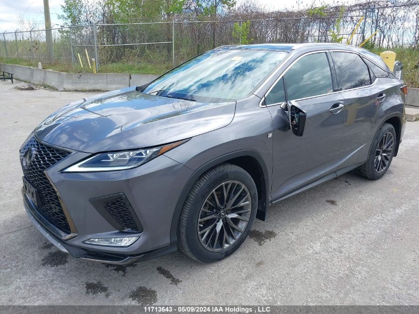 2020 Lexus Rx 350 F-Sport VIN: 2T2YZMDAXLC254386 Lot: 11713643