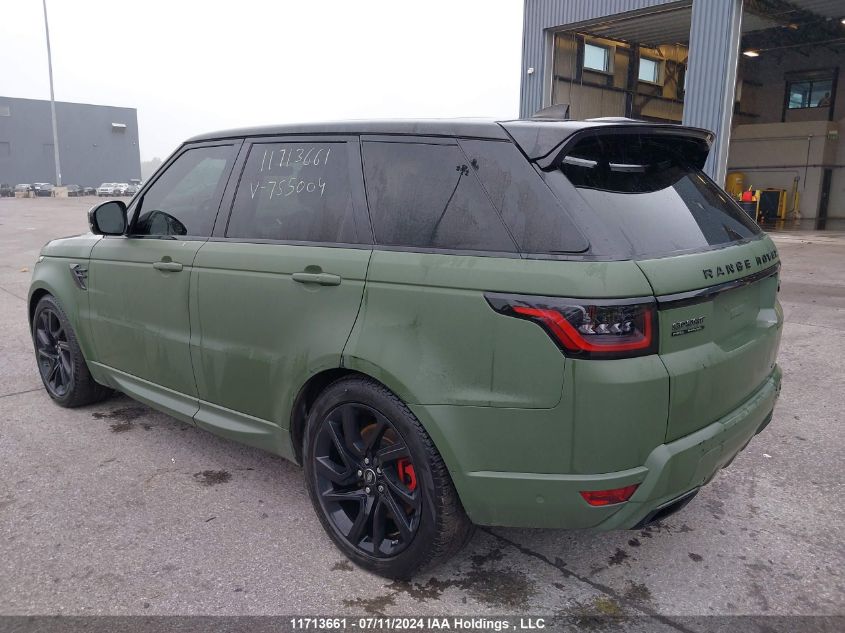 2021 Land Rover Range Rover Sport Autobiography VIN: SALWV4RY5MA755004 Lot: 11713661