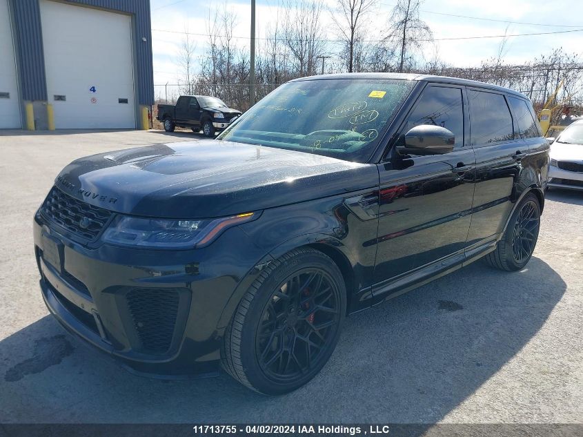 2021 Land Rover Range Rover Sport Svr/Svr Carbon Edition VIN: SALWZ2RE6MA752871 Lot: 11713755