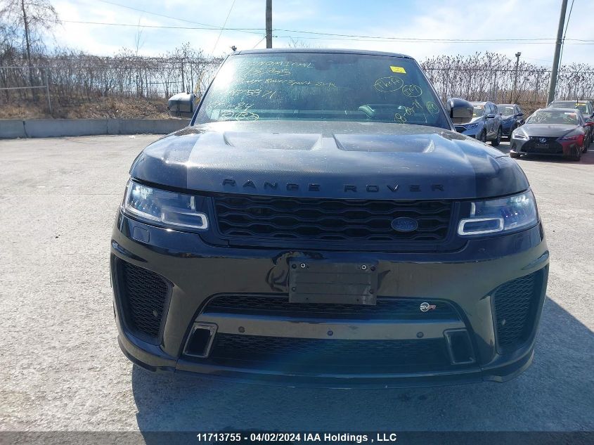 2021 Land Rover Range Rover Sport Svr/Svr Carbon Edition VIN: SALWZ2RE6MA752871 Lot: 11713755