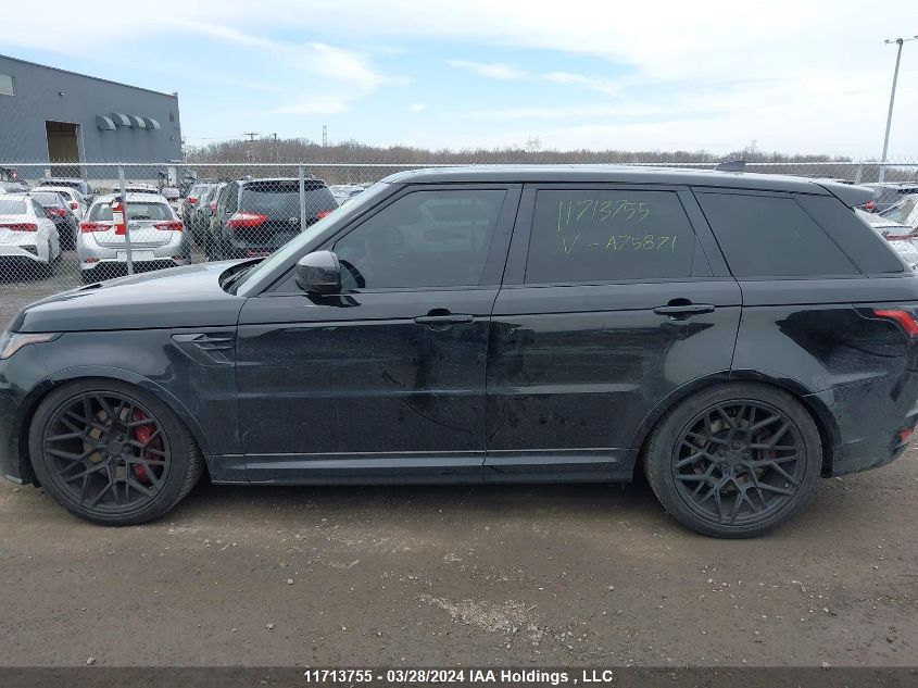 2021 Land Rover Range Rover Sport Svr/Svr Carbon Edition VIN: SALWZ2RE6MA752871 Lot: 11713755