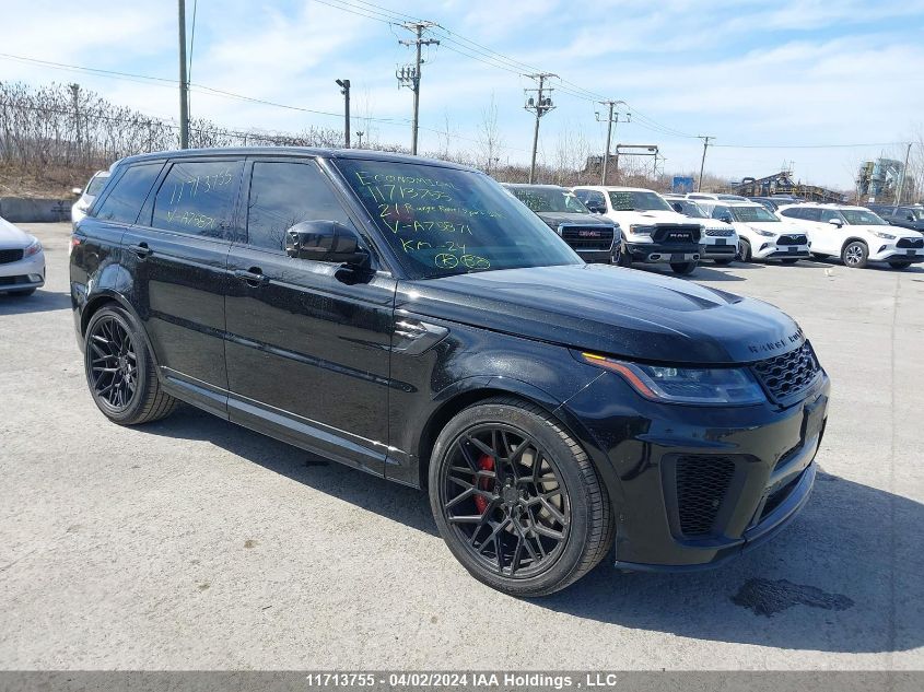 2021 Land Rover Range Rover Sport Svr/Svr Carbon Edition VIN: SALWZ2RE6MA752871 Lot: 11713755