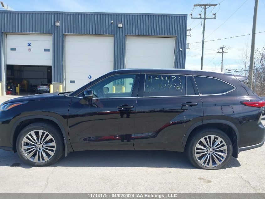 2021 Toyota Highlander Platinum VIN: 5TDFZRBH7MS147491 Lot: 11714175