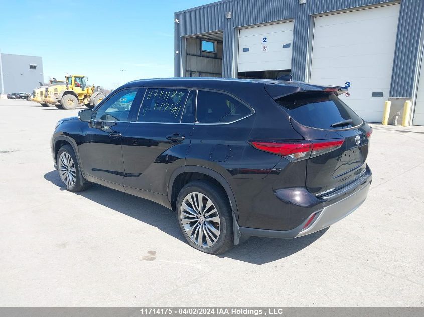 2021 Toyota Highlander Platinum VIN: 5TDFZRBH7MS147491 Lot: 11714175