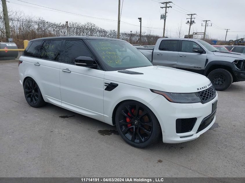 2021 Land Rover Range Rover Sport Hst VIN: SALWS2RU0MA771153 Lot: 11714191