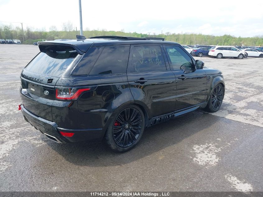 2020 Land Rover Range Rover Sport P525 Hse VIN: SALWR2SE1LA897356 Lot: 11714212