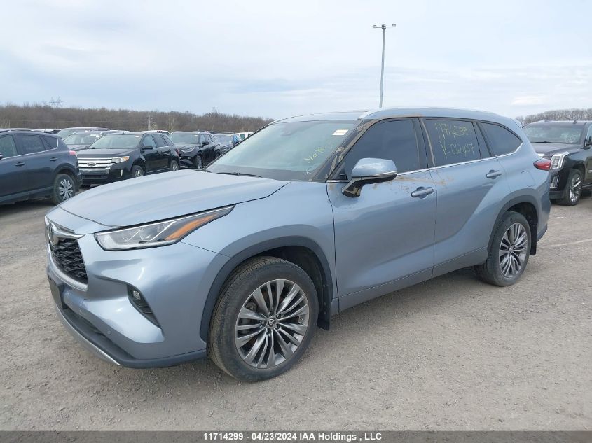 2020 Toyota Highlander Platinum VIN: 5TDFZRBH1LS012487 Lot: 11714299