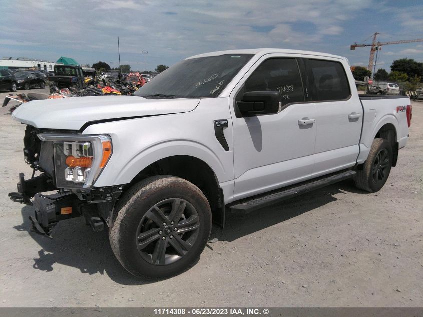 2022 Ford F150 Supercrew VIN: 1FTFW1E58NKD77934 Lot: 11714308