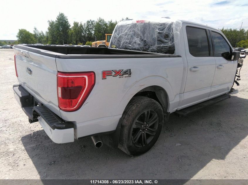 2022 Ford F150 Supercrew VIN: 1FTFW1E58NKD77934 Lot: 11714308